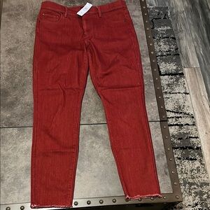 Women's Red Jeans
